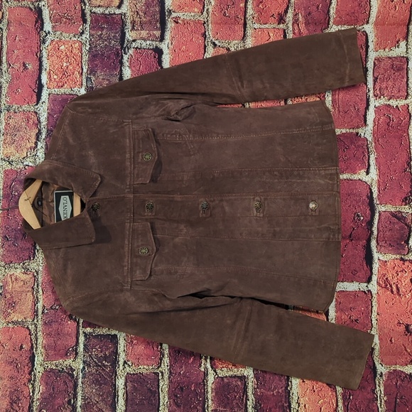 Vintage Women's size 7.5 Suede Jacket - Picture 1 of 16